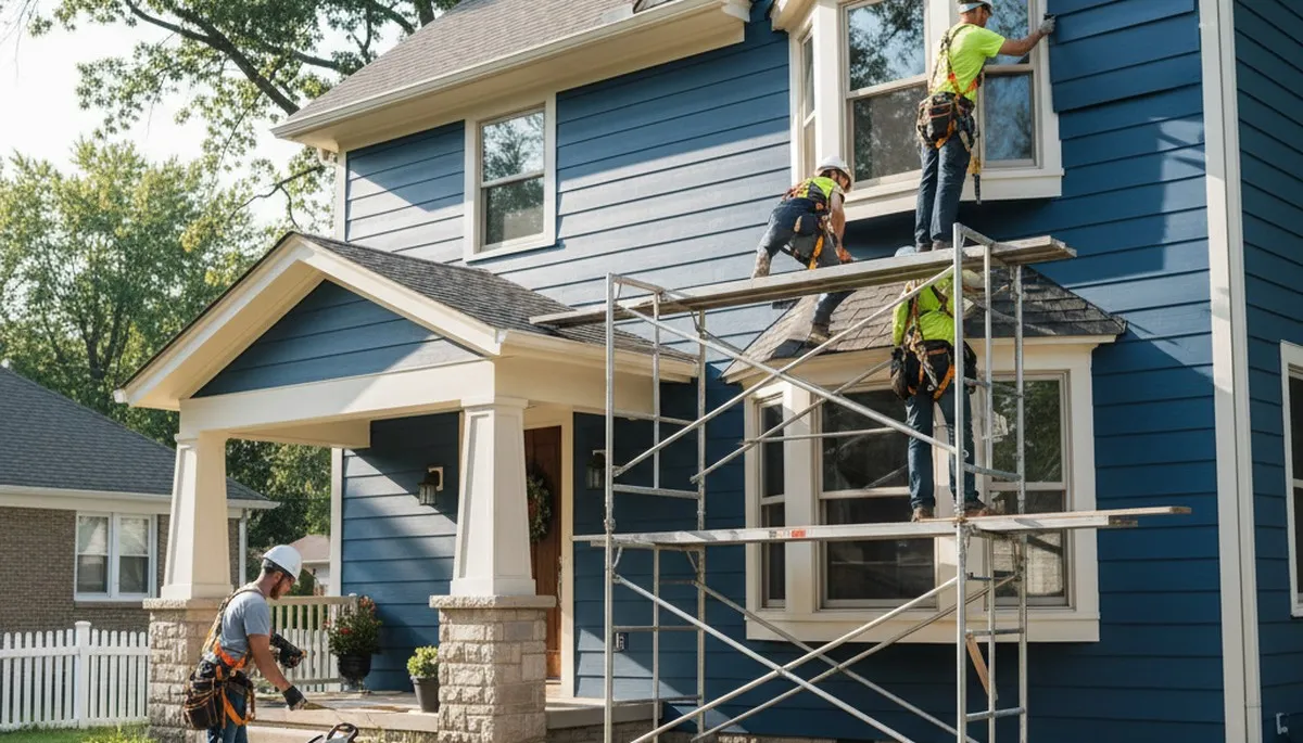 Vinyl siding installation in Kansas City, MO for a home exterior upgrade
