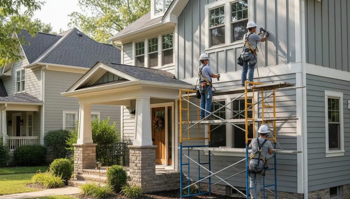 Kansas City, MO vinyl siding installation for a home exterior by a professional siding contractor