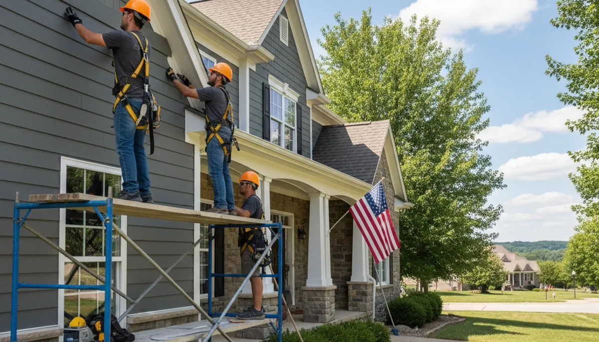 Vinyl siding installation in Kansas City, MO for homes and businesses