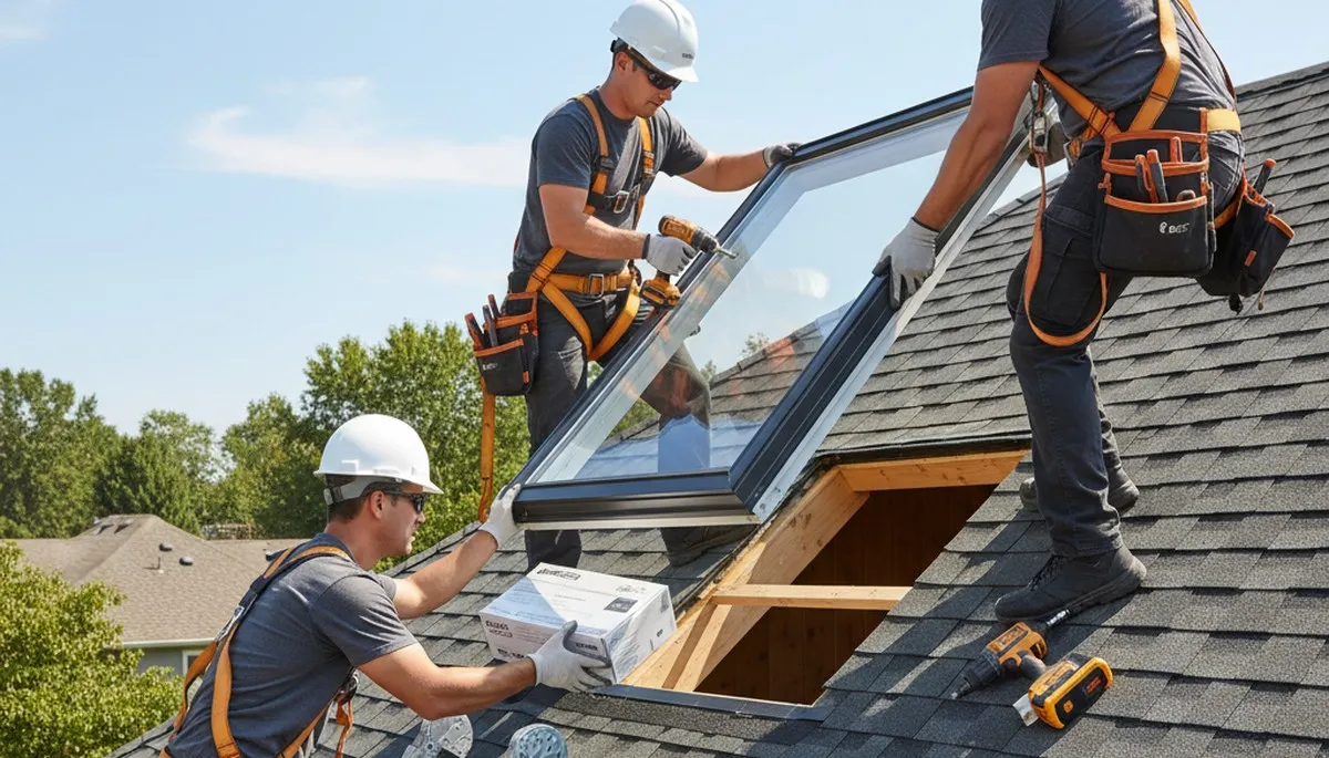 Kansas City, MO skylight installation for durable daylighting by FX Remodeling & Exteriors