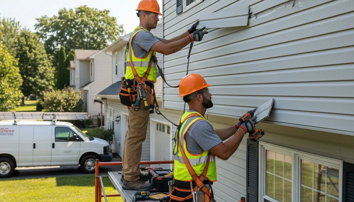 Kansas City, MO vinyl siding repair for cracks, warping, and storm damage by FX Remodeling & Exteriors